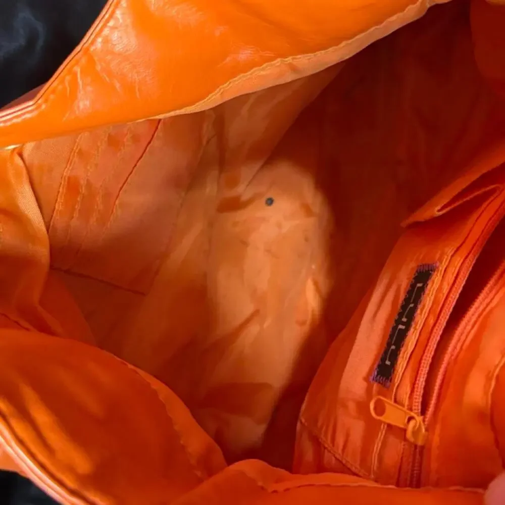 Lulu orange faux